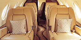 Executive Jet - Midsize - Dassault Falcon 20 Cabin